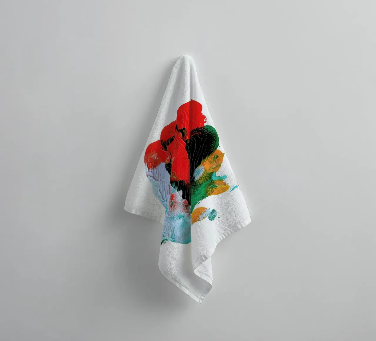 Holy Smudge (Red) asciugamano da bagno da BlauMaschine