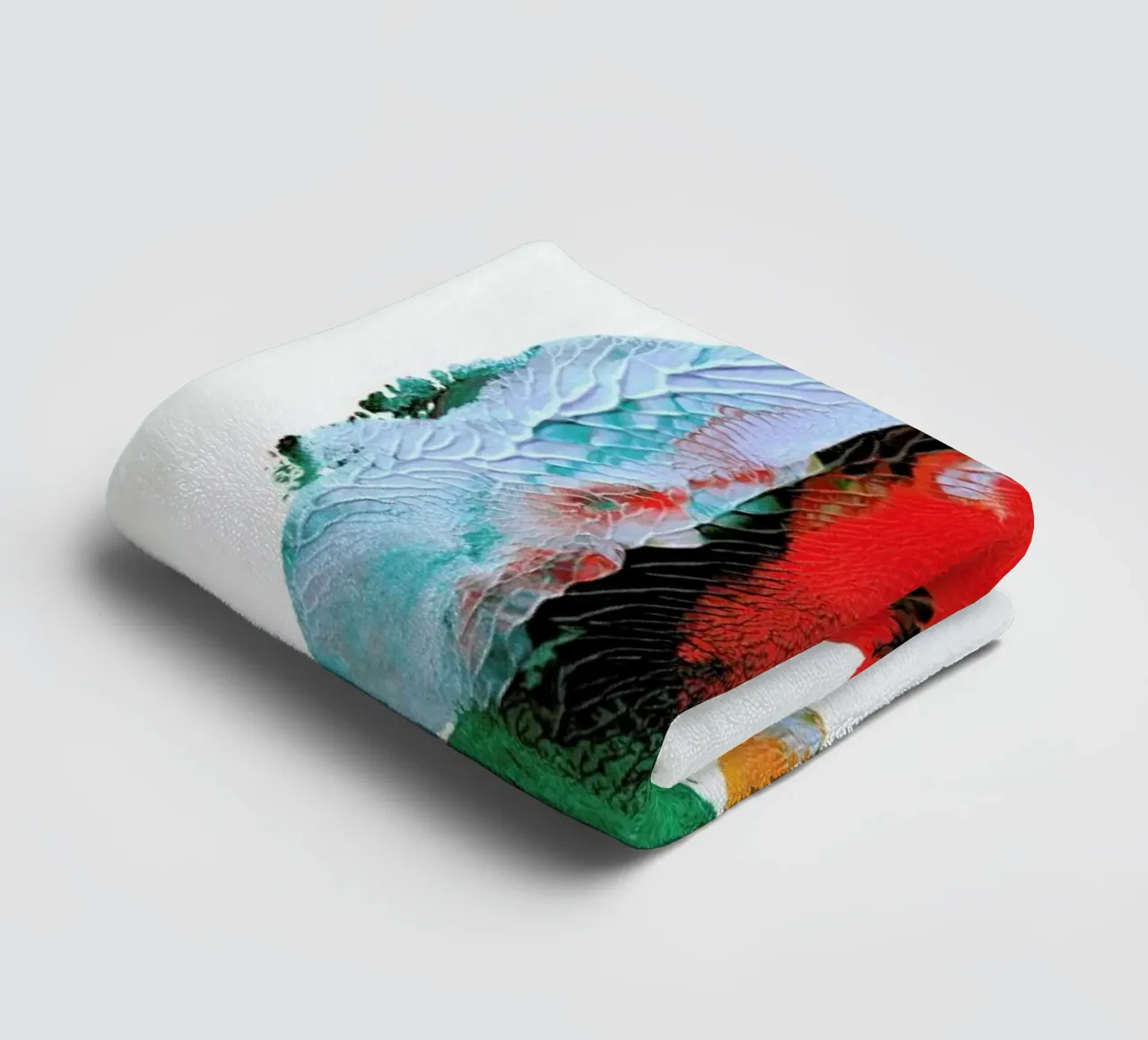 Holy Smudge (Red) asciugamano da bagno da BlauMaschine