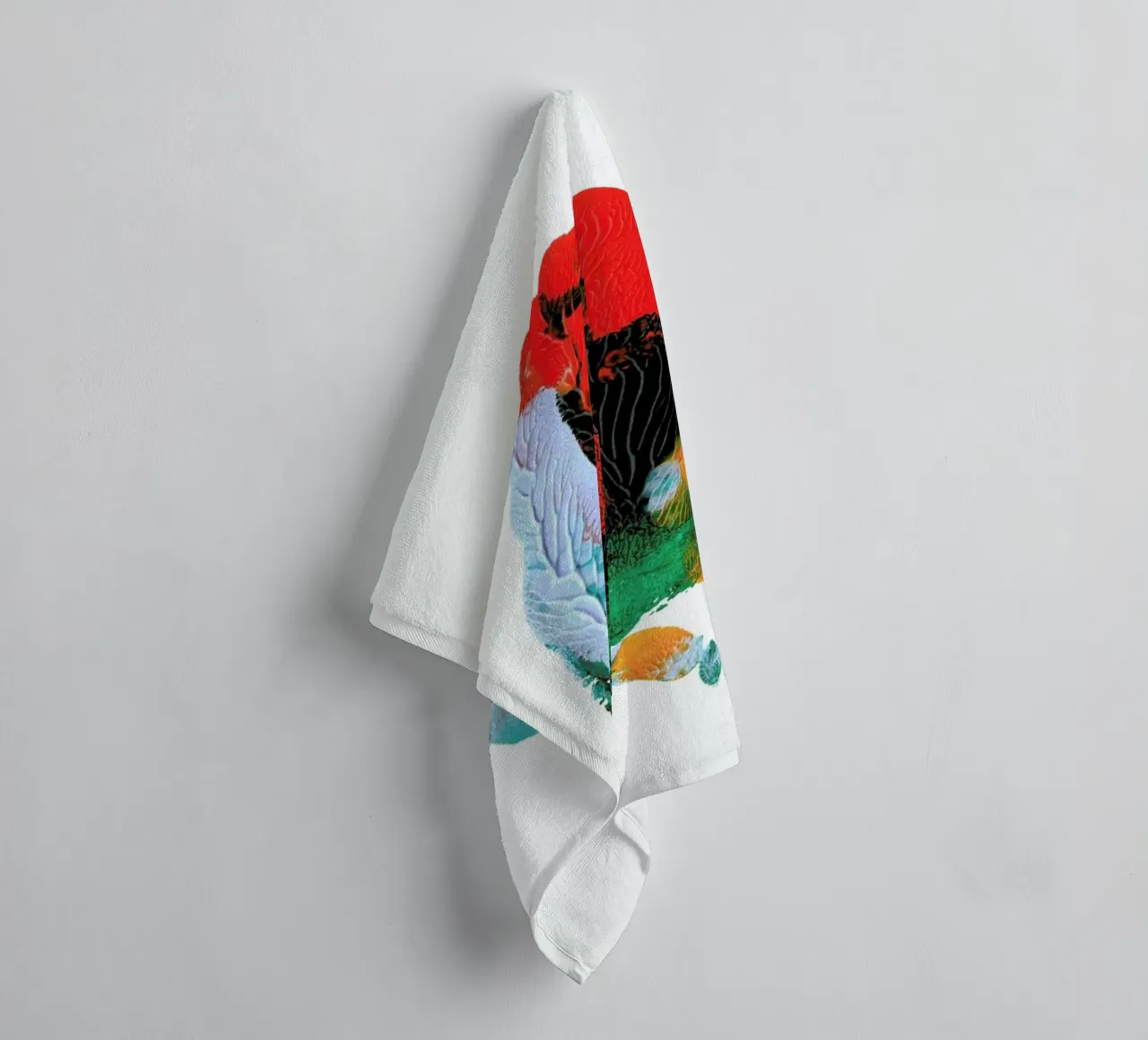 Holy Smudge (Red) asciugamano da bagno da BlauMaschine