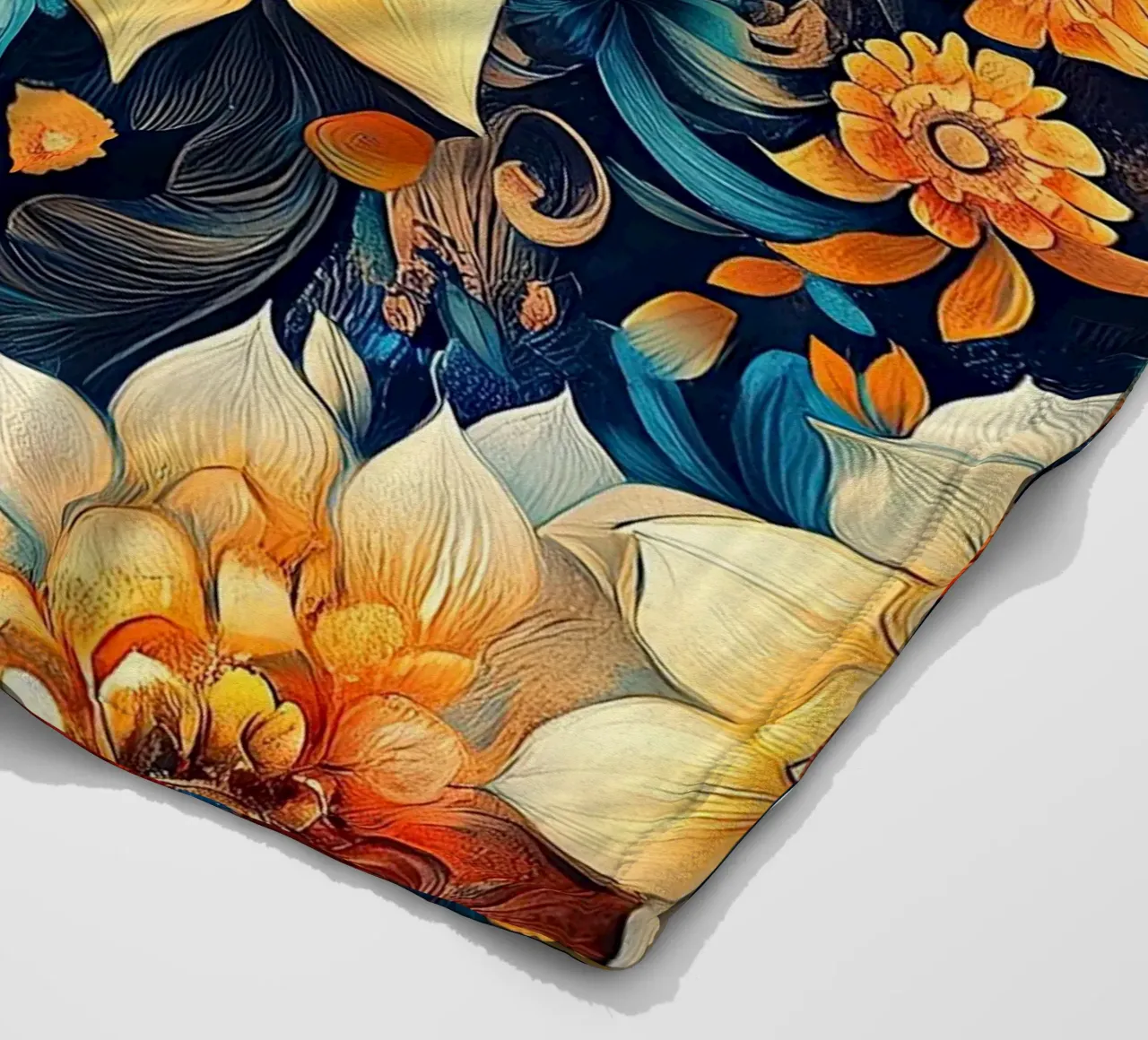 A Floral Tapestry Unveiled coperta in pile da Artful Bloom