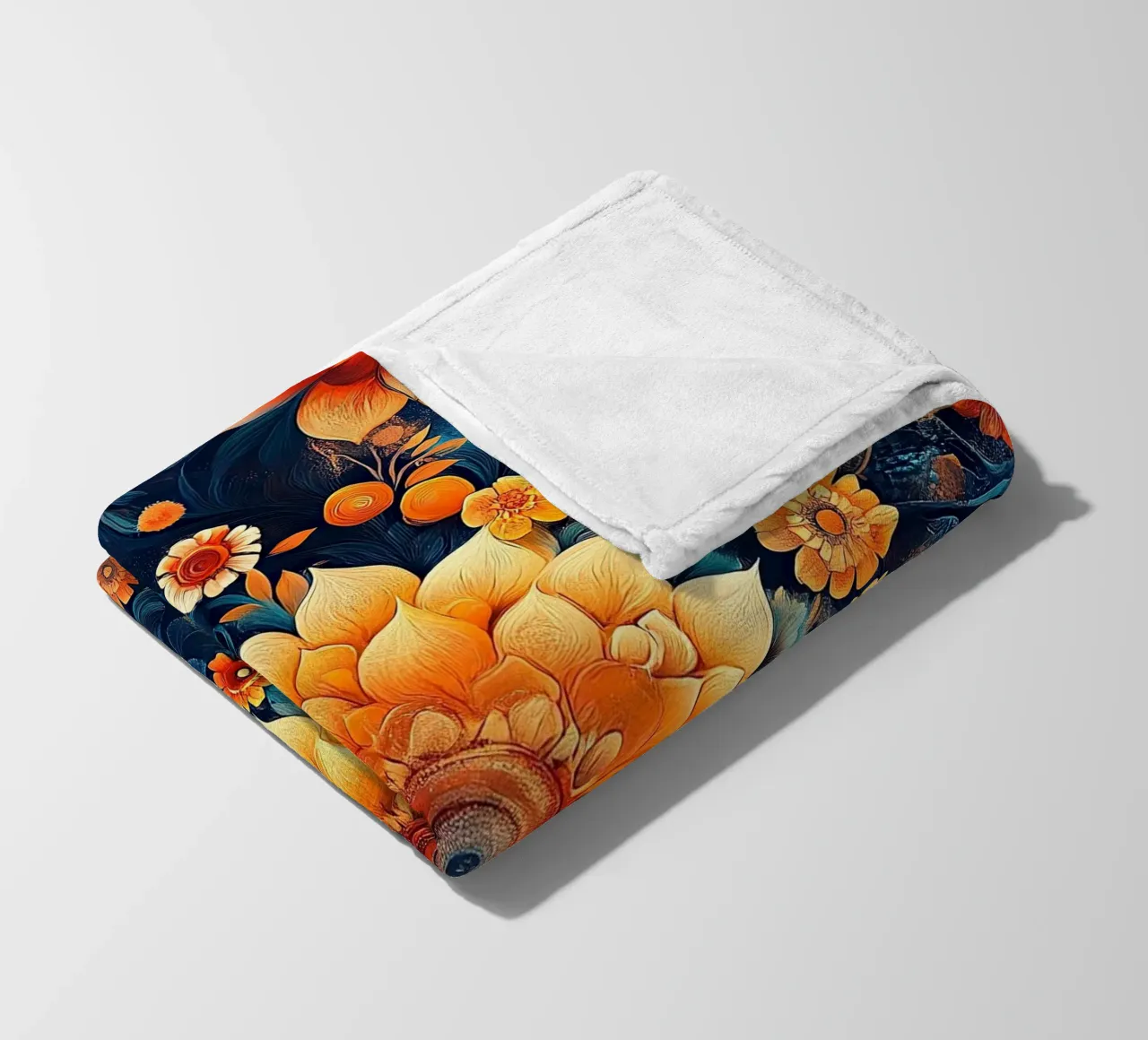 A Floral Tapestry Unveiled coperta in pile da Artful Bloom