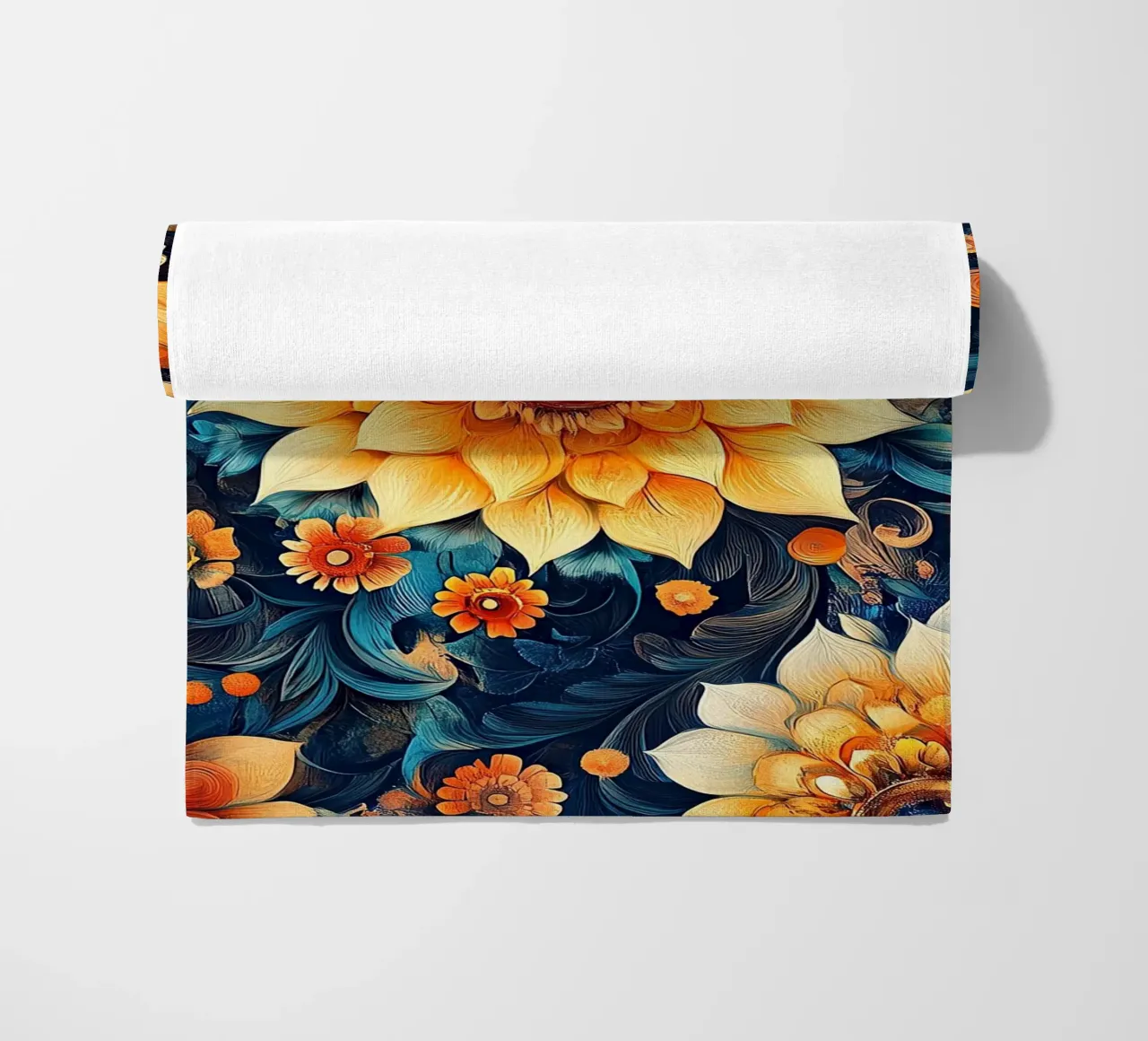 A Floral Tapestry Unveiled telo mare da Artful Bloom