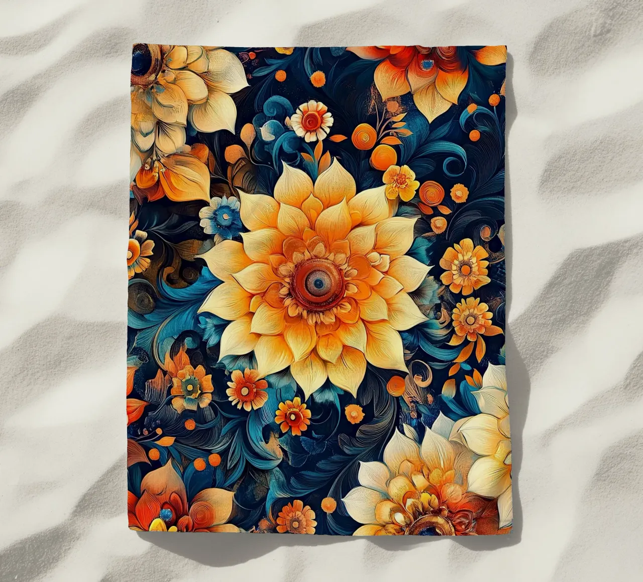 A Floral Tapestry Unveiled telo mare da Artful Bloom