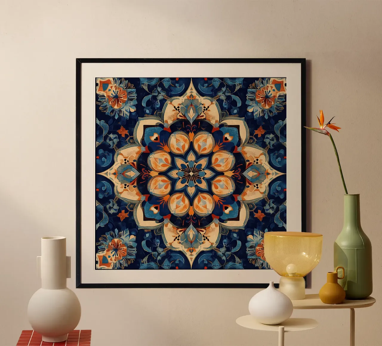 Wild Elegance Awakened poster con telaio in alluminio da Artful Bloom