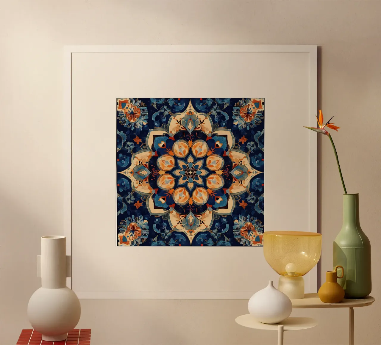 Wild Elegance Awakened poster con telaio in alluminio da Artful Bloom