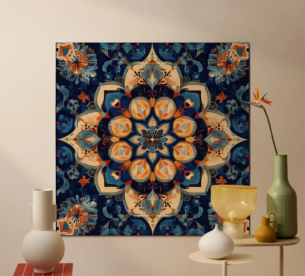 Wild Elegance Awakened poster con telaio in alluminio da Artful Bloom