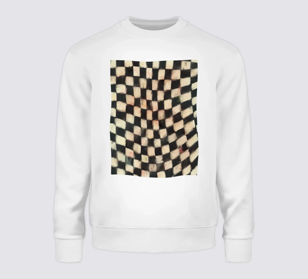 Black And White Checks felpa da treechild