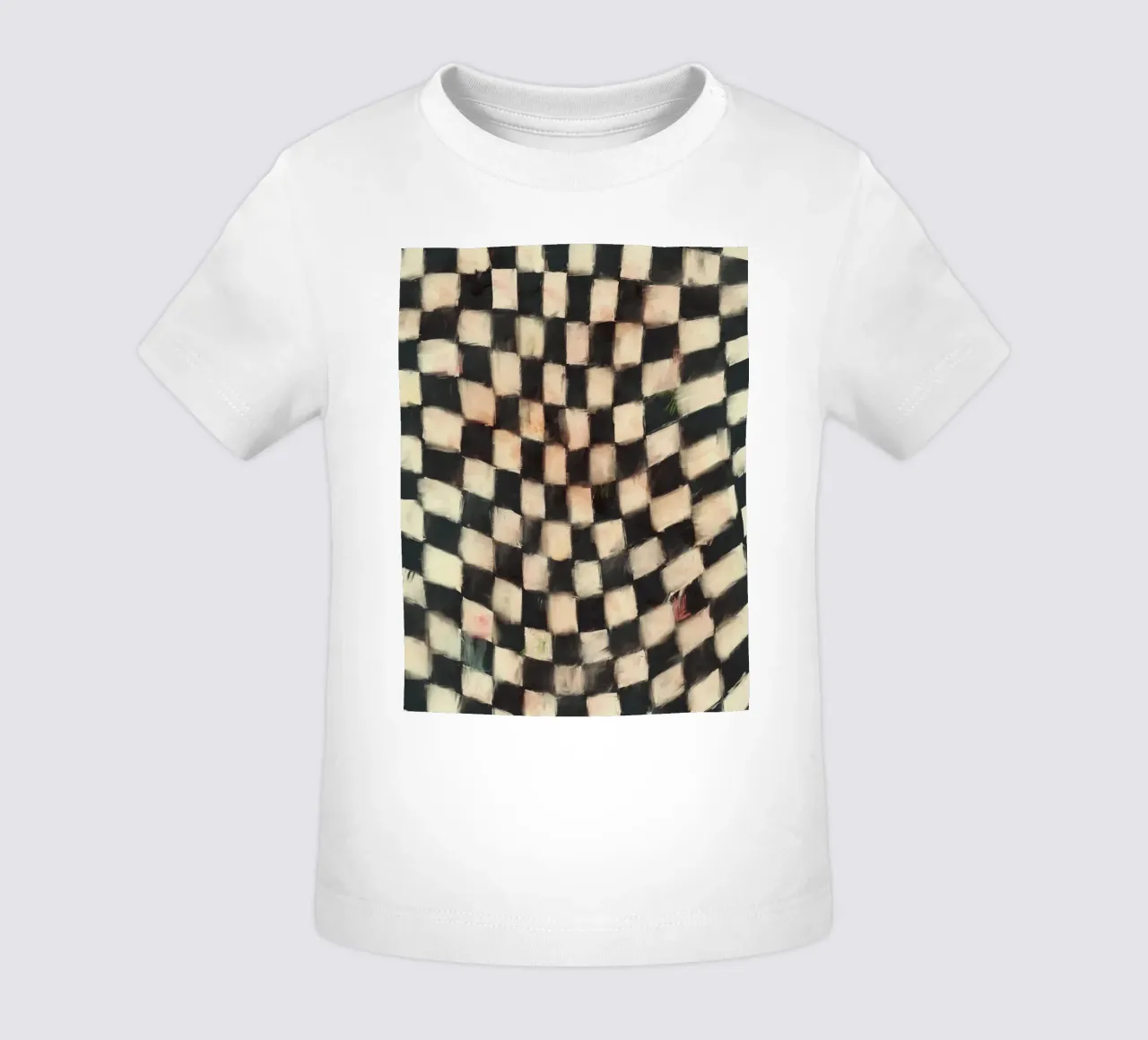 Black And White Checks maglietta neonato da treechild