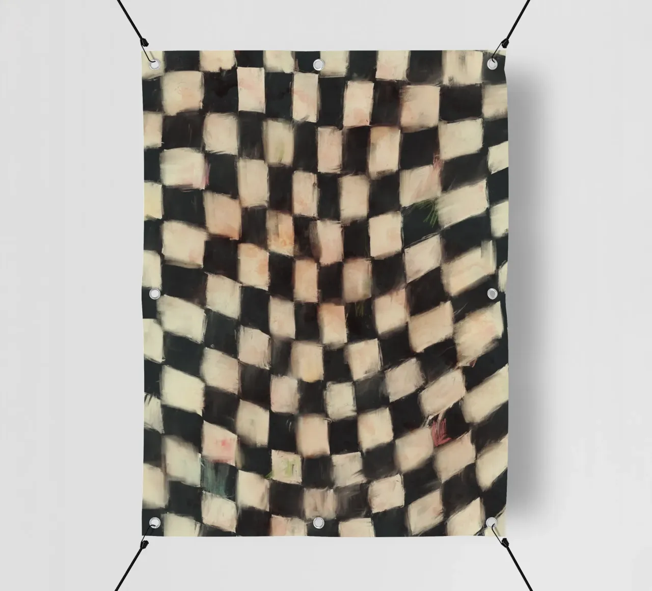 Black And White Checks telo in pvc da treechild