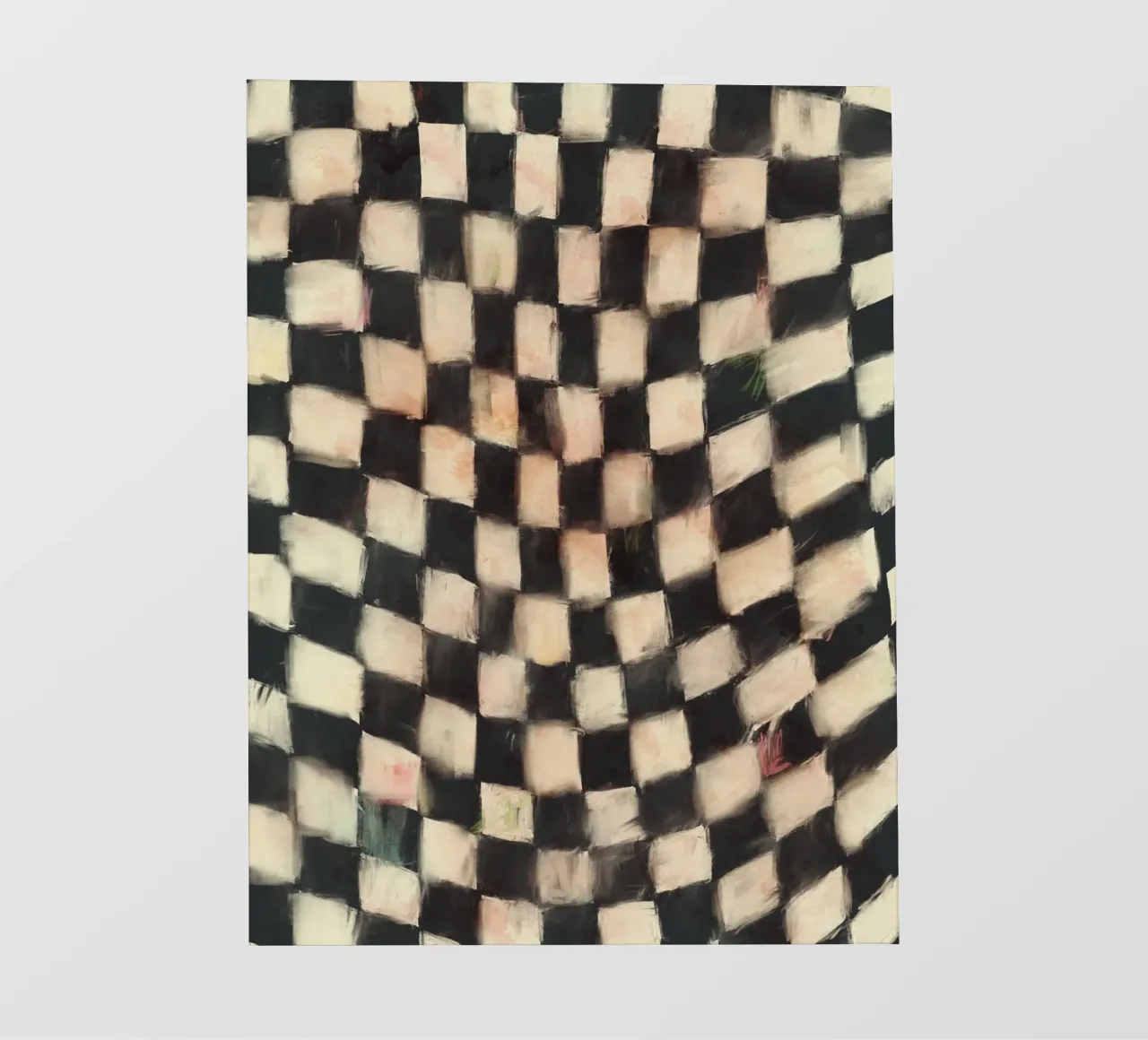 Black And White Checks telo in pvc da treechild