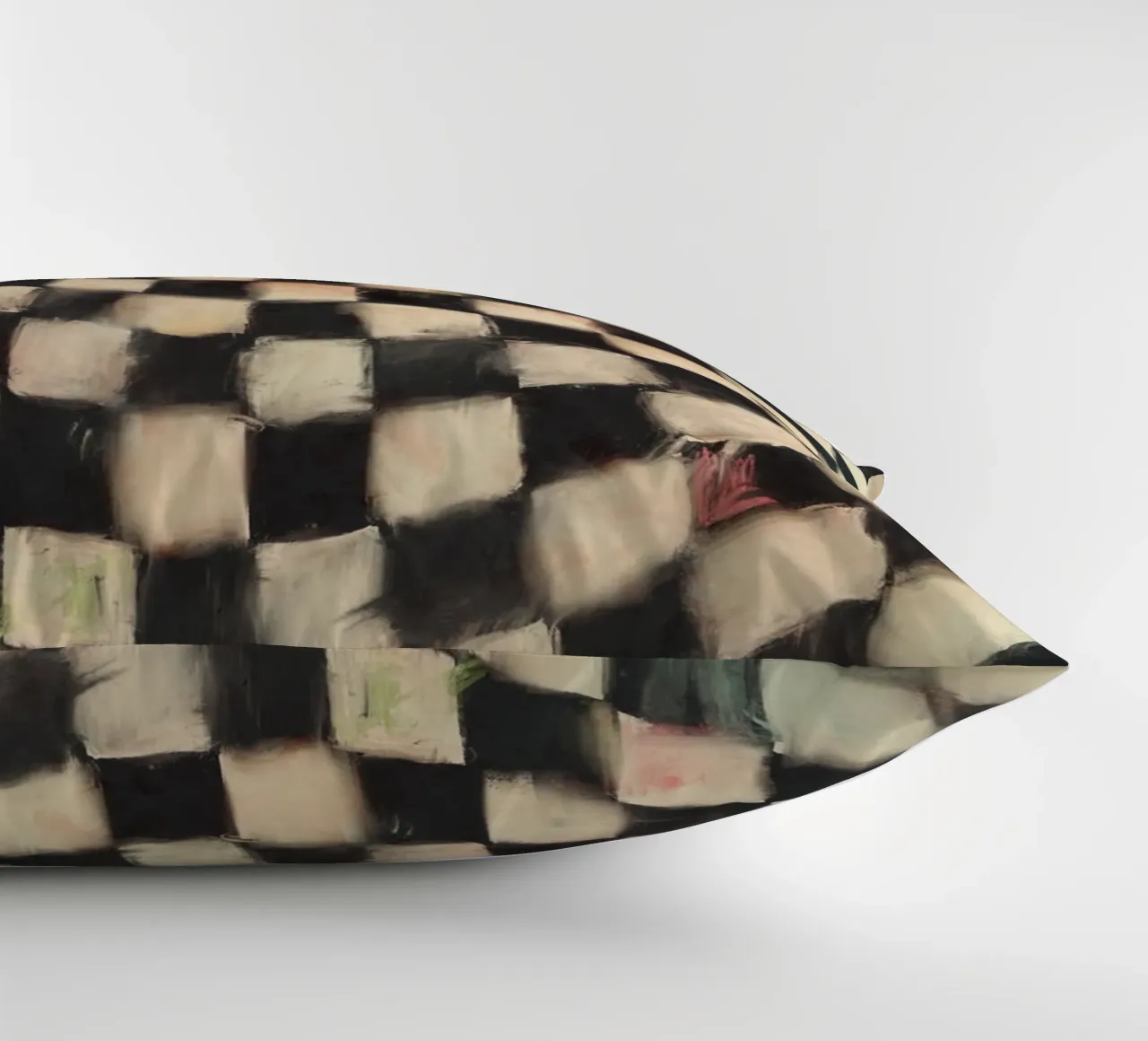 Black And White Checks cuscino da treechild