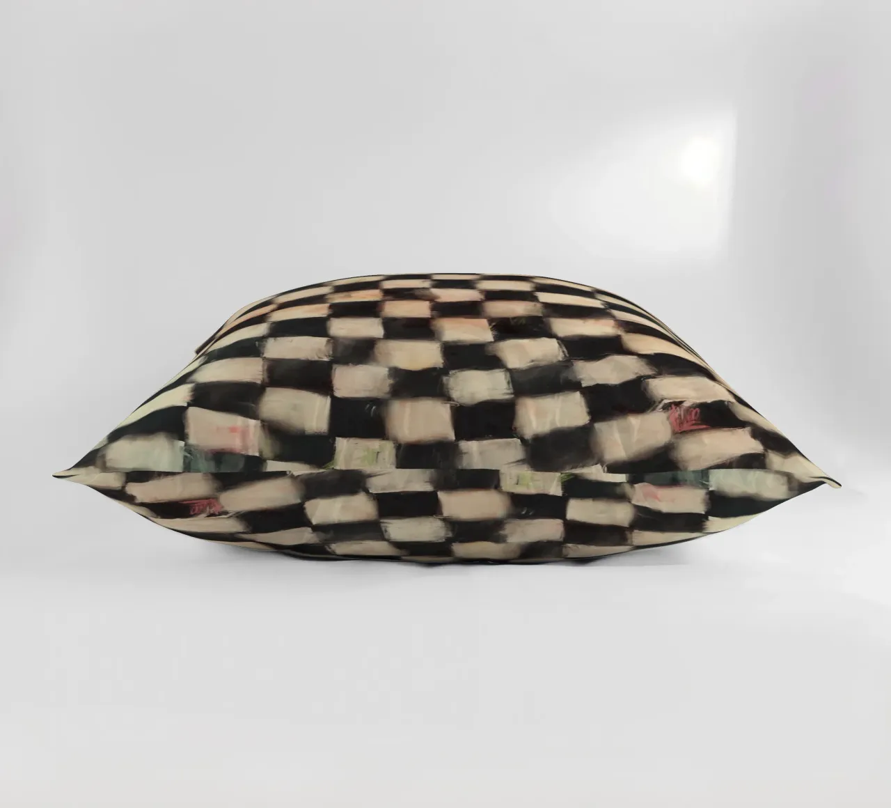 Black And White Checks cuscino da treechild