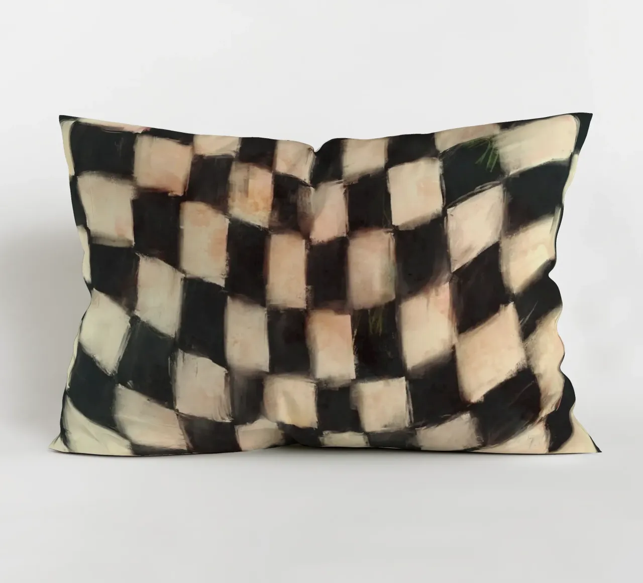 Black And White Checks cuscino da treechild