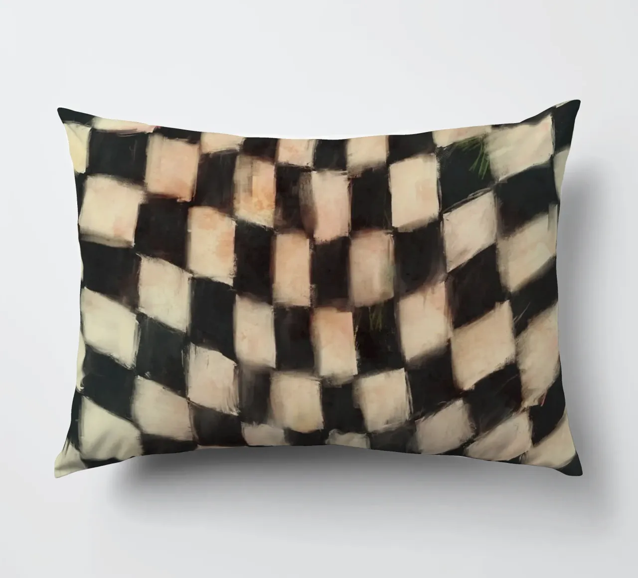 Black And White Checks cuscino da treechild