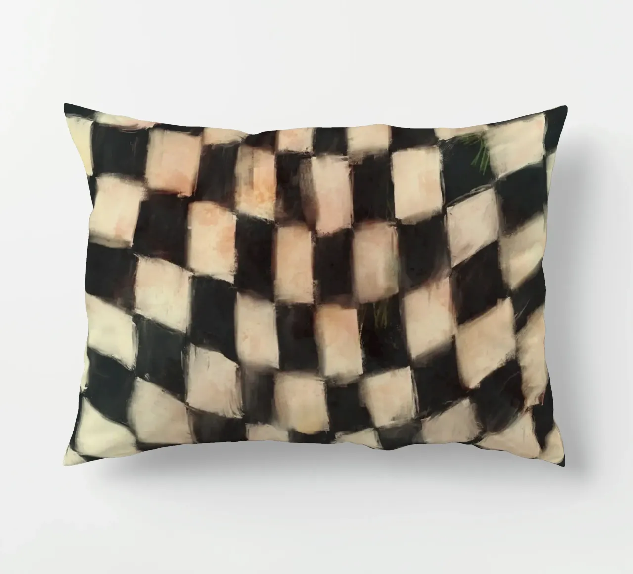 Black And White Checks cuscino da treechild