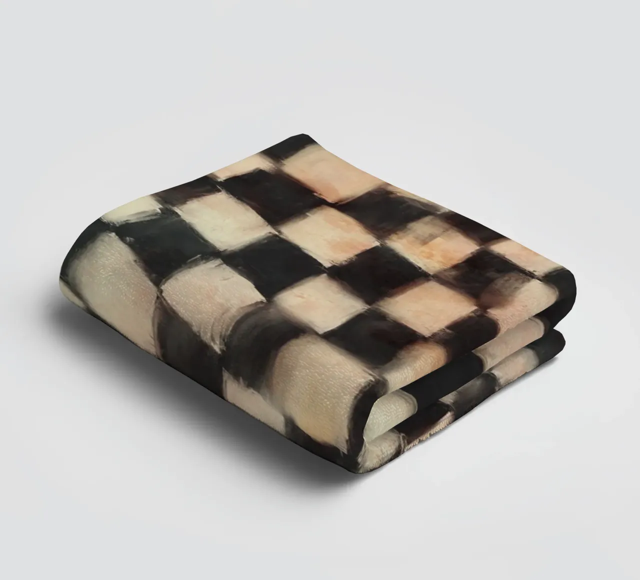 Black And White Checks asciugamano da bagno da treechild