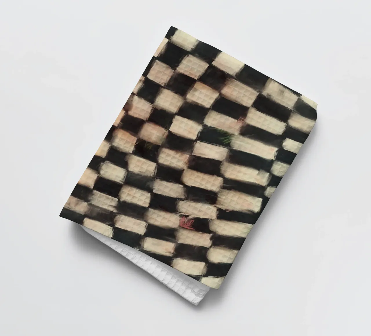 Black And White Checks canovaccio da cucina da treechild