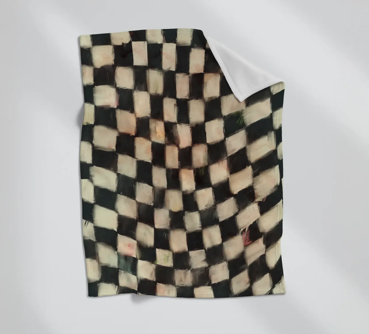 Black And White Checks coperta in pile da treechild