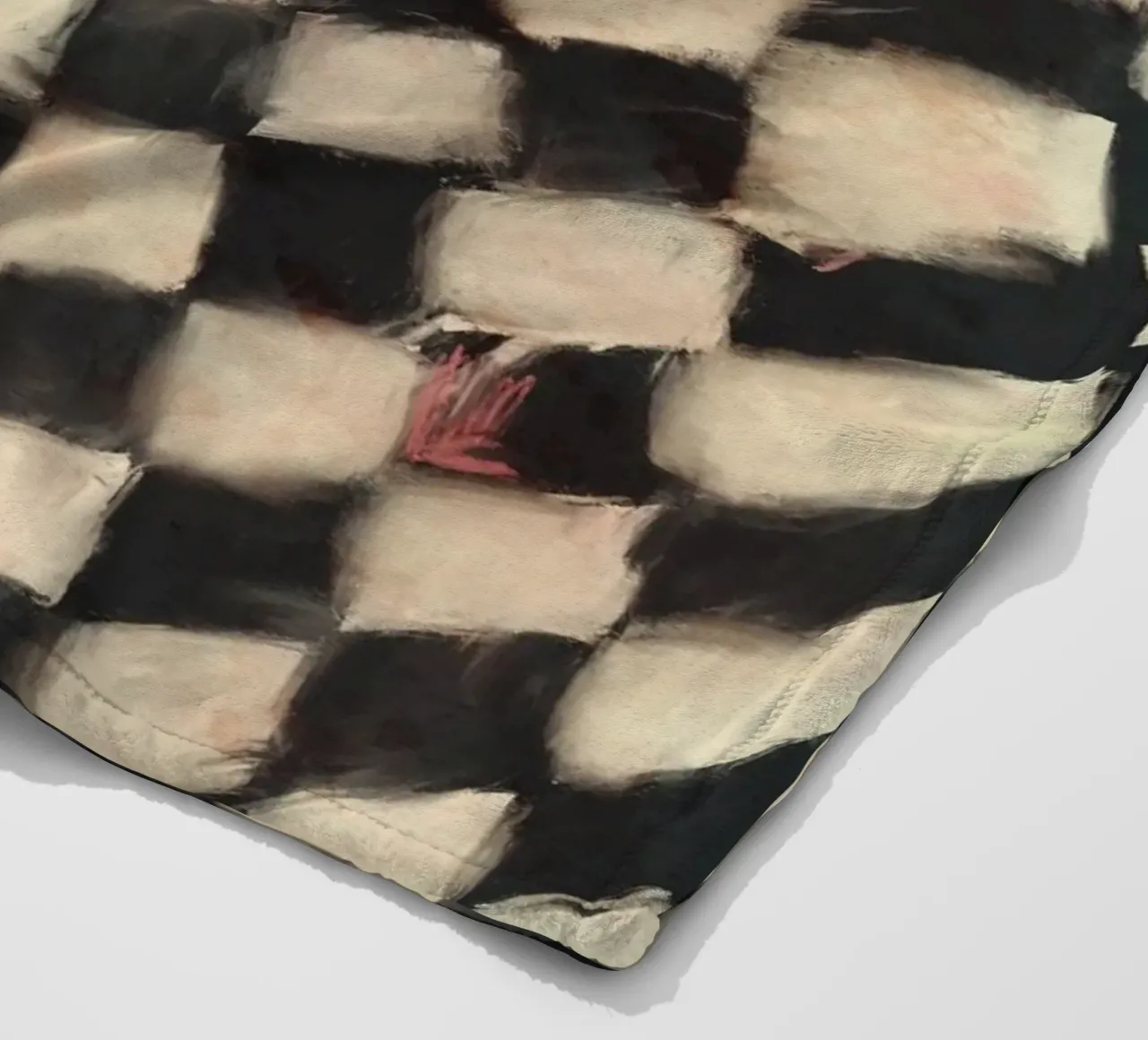 Black And White Checks coperta in pile da treechild