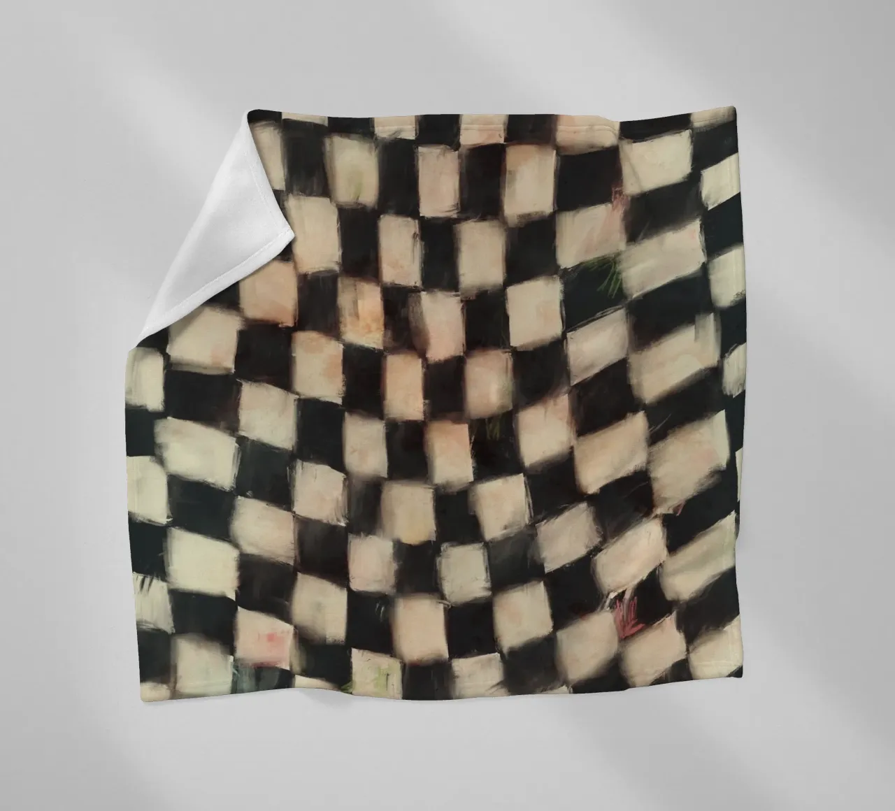 Black And White Checks coperta in pile da treechild