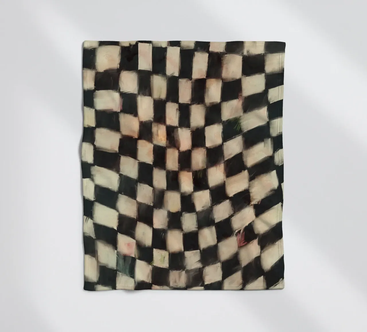 Black And White Checks coperta in pile da treechild