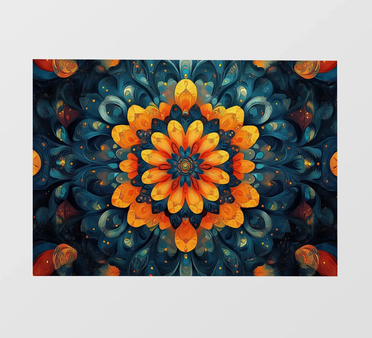 Canvas of Eternal Blossoms pellicola backlit da Artful Bloom