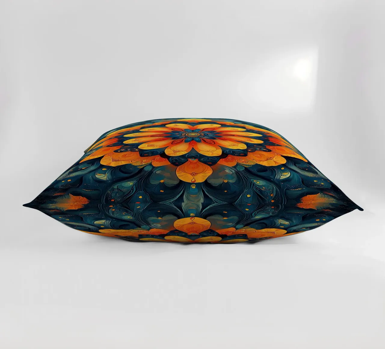 Canvas of Eternal Blossoms cuscino da Artful Bloom