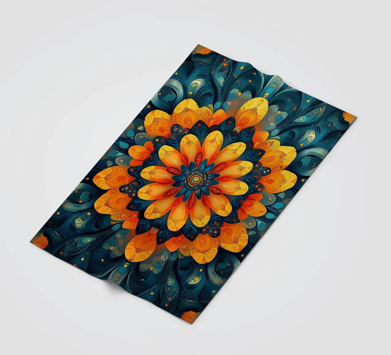 Canvas of Eternal Blossoms coperta in pile da Artful Bloom