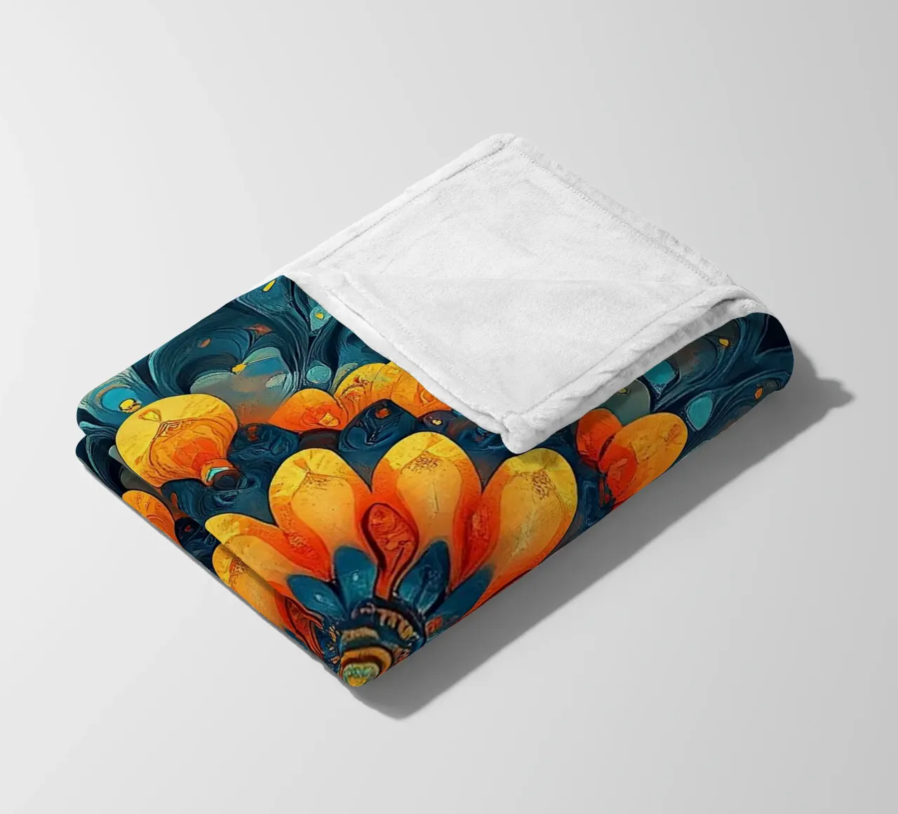 Canvas of Eternal Blossoms coperta in pile da Artful Bloom