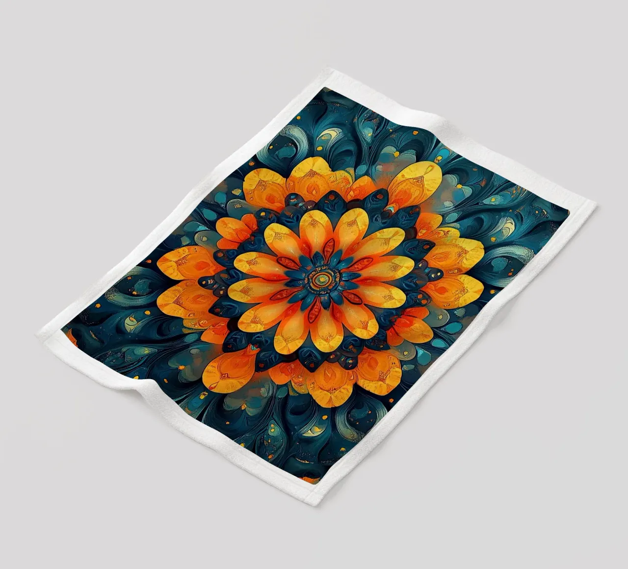 Canvas of Eternal Blossoms coperta in pile da Artful Bloom