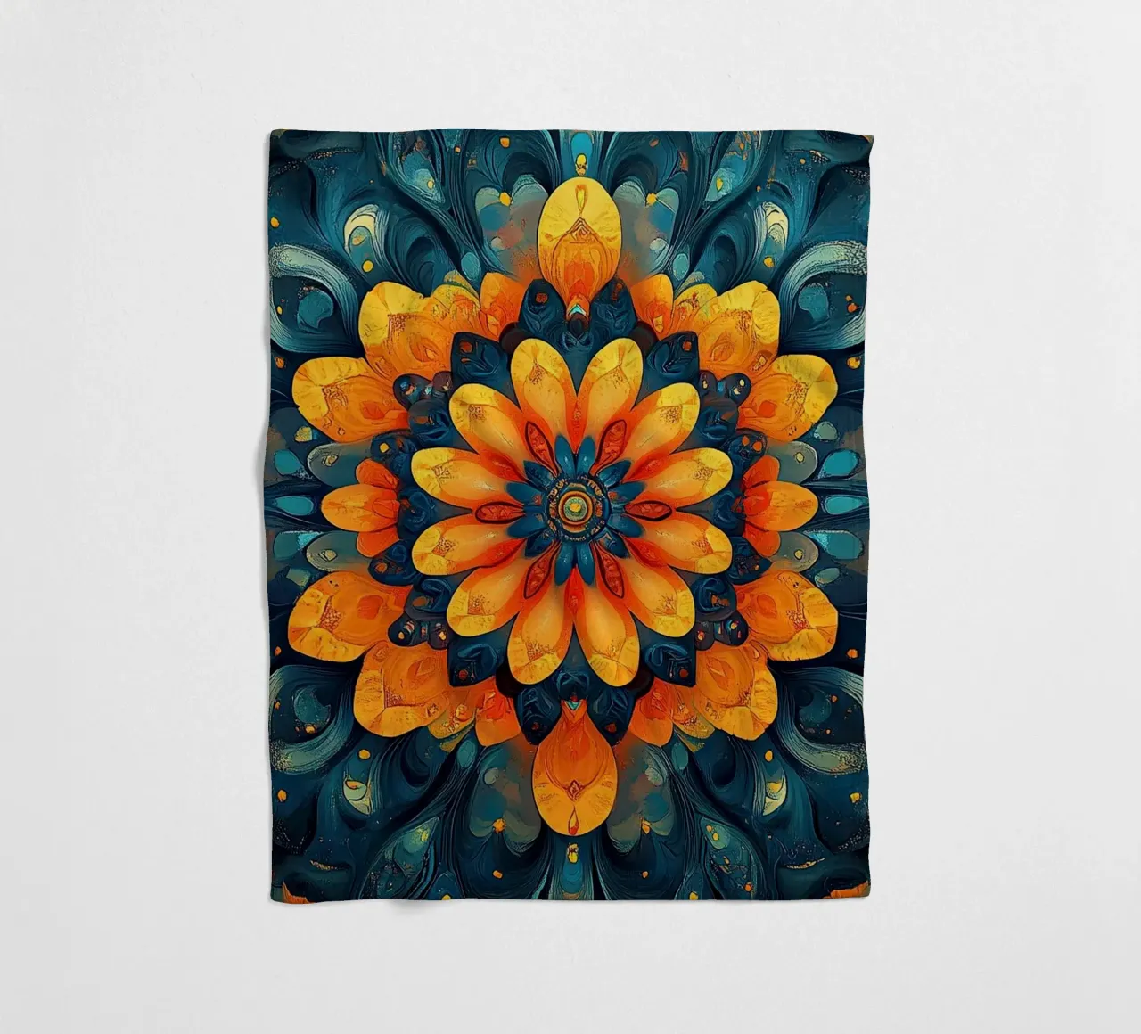 Canvas of Eternal Blossoms coperta in pile da Artful Bloom