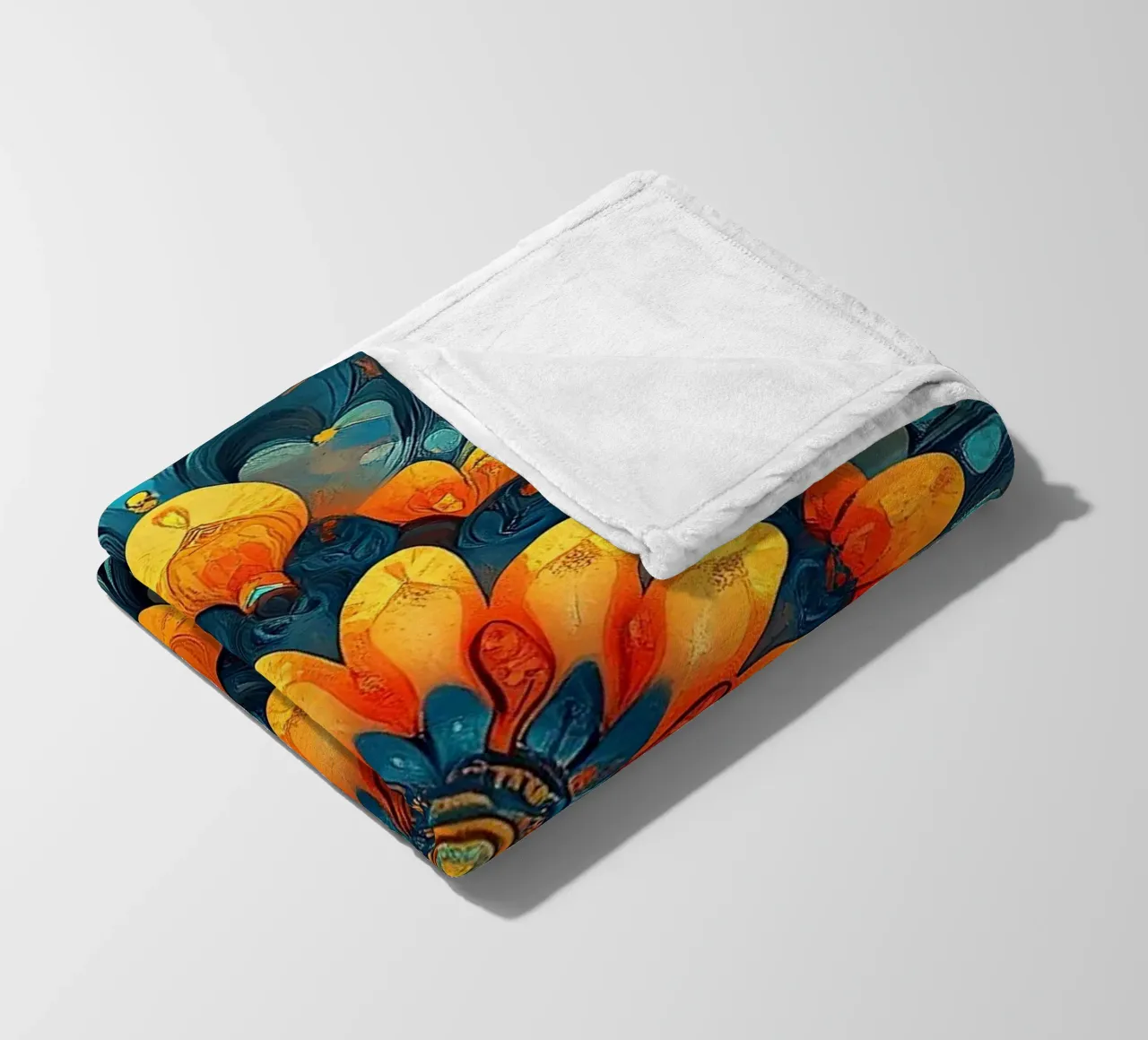Canvas of Eternal Blossoms coperta in pile da Artful Bloom