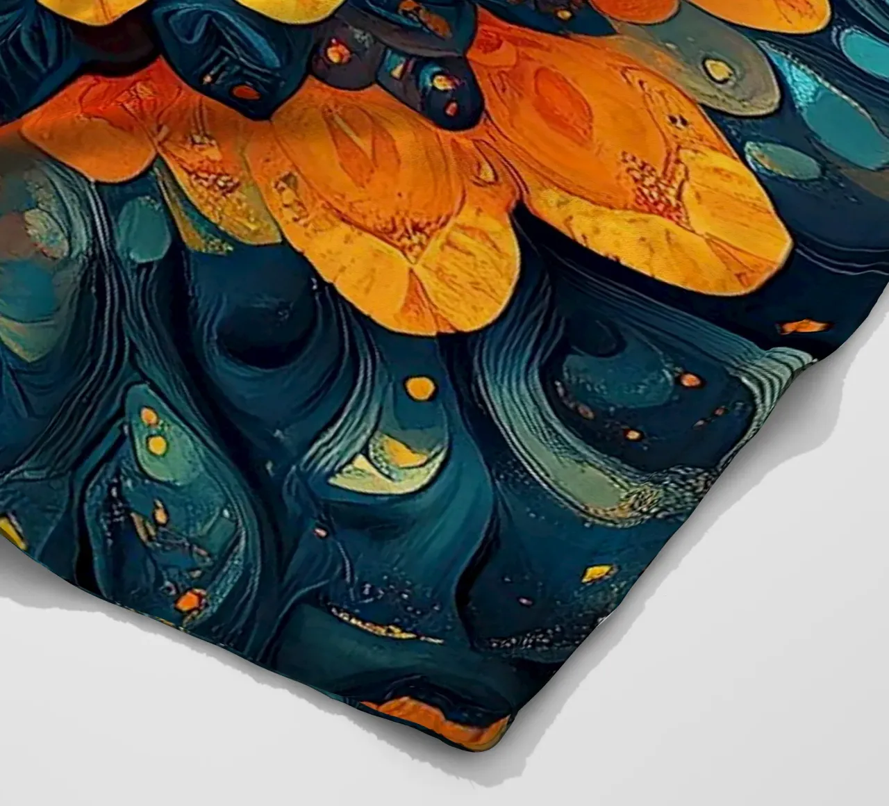 Canvas of Eternal Blossoms coperta in pile da Artful Bloom