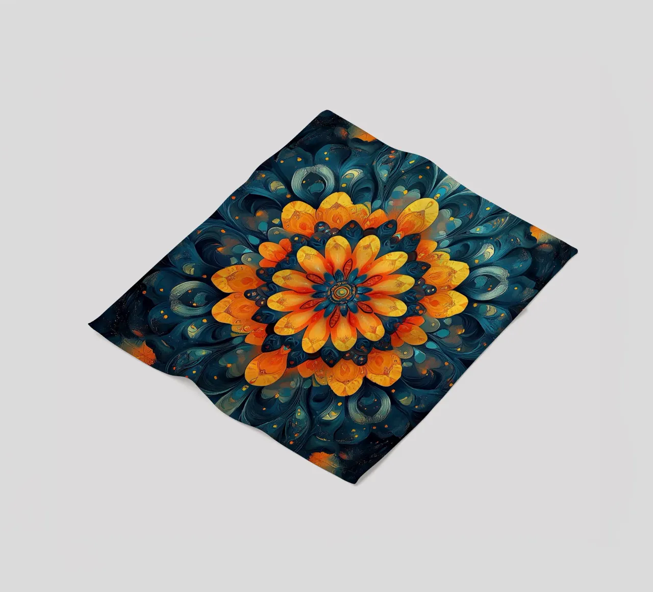Canvas of Eternal Blossoms coperta in pile da Artful Bloom