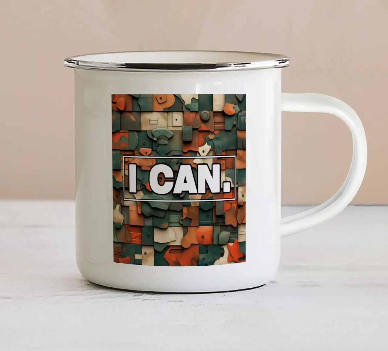 Posso tazza in smalto da Motivate-Today