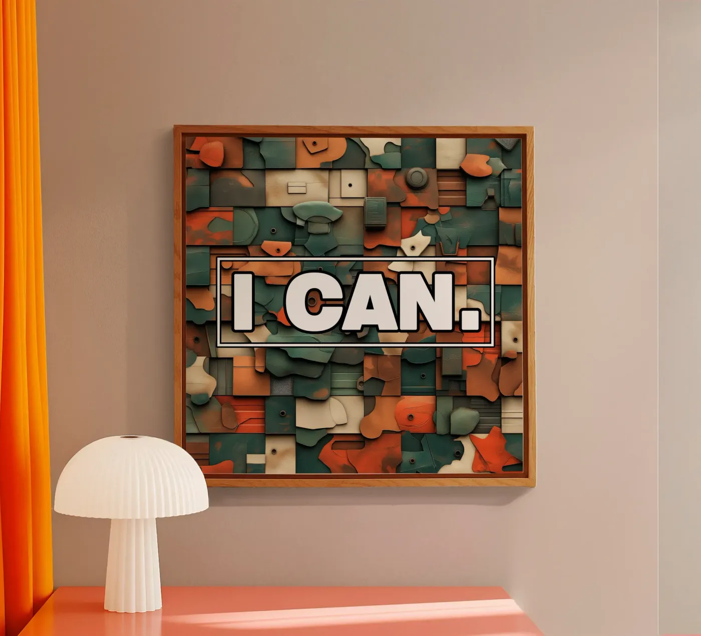I Can Acryl-Glas von Motivate-Today