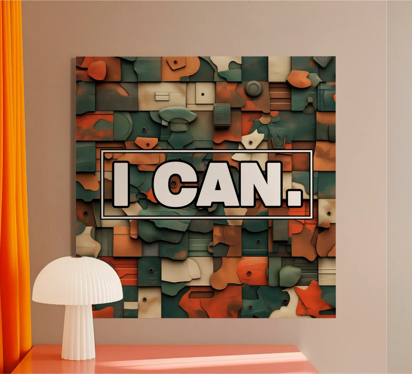 I Can Acryl-Glas von Motivate-Today