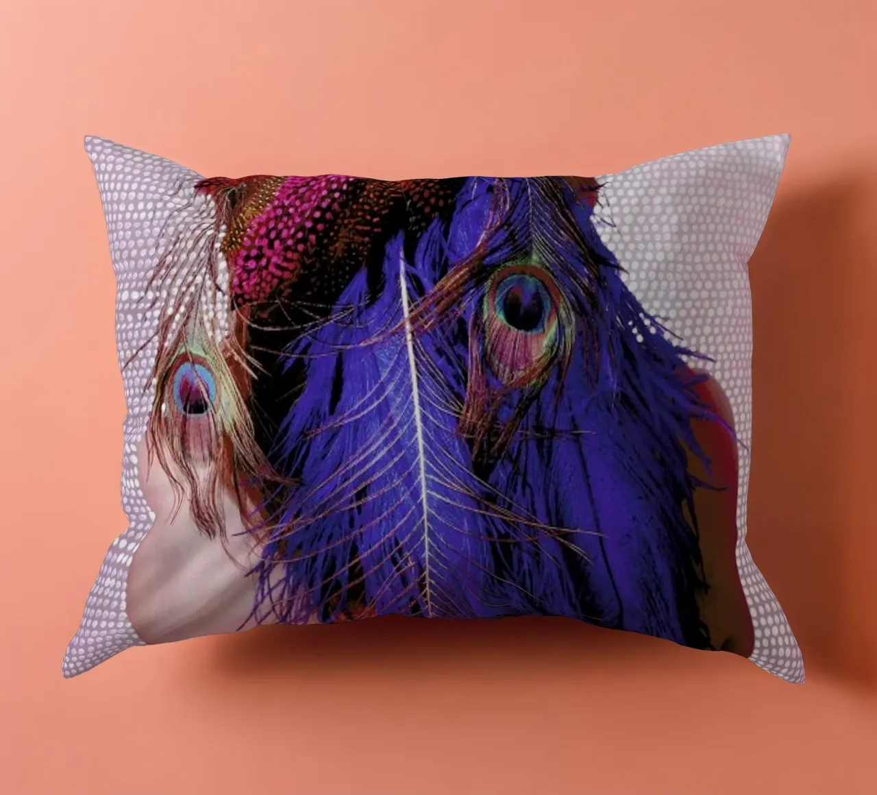 Noise (Feather) cuscino da BlauMaschine