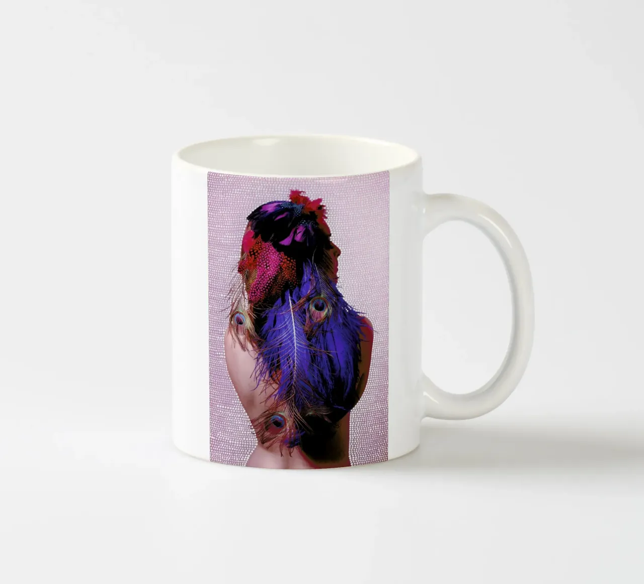 Noise (Feather) tazza in ceramica da BlauMaschine