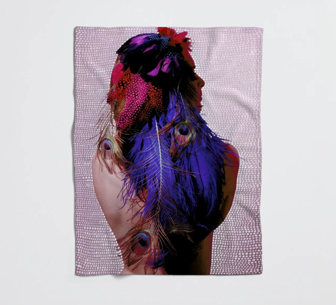 Noise (Feather) coperta in pile da BlauMaschine