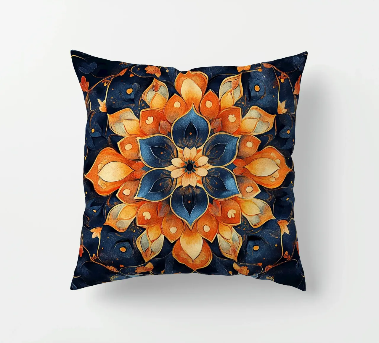 Radiance in Bloom decorative cushion by Artful Bloom