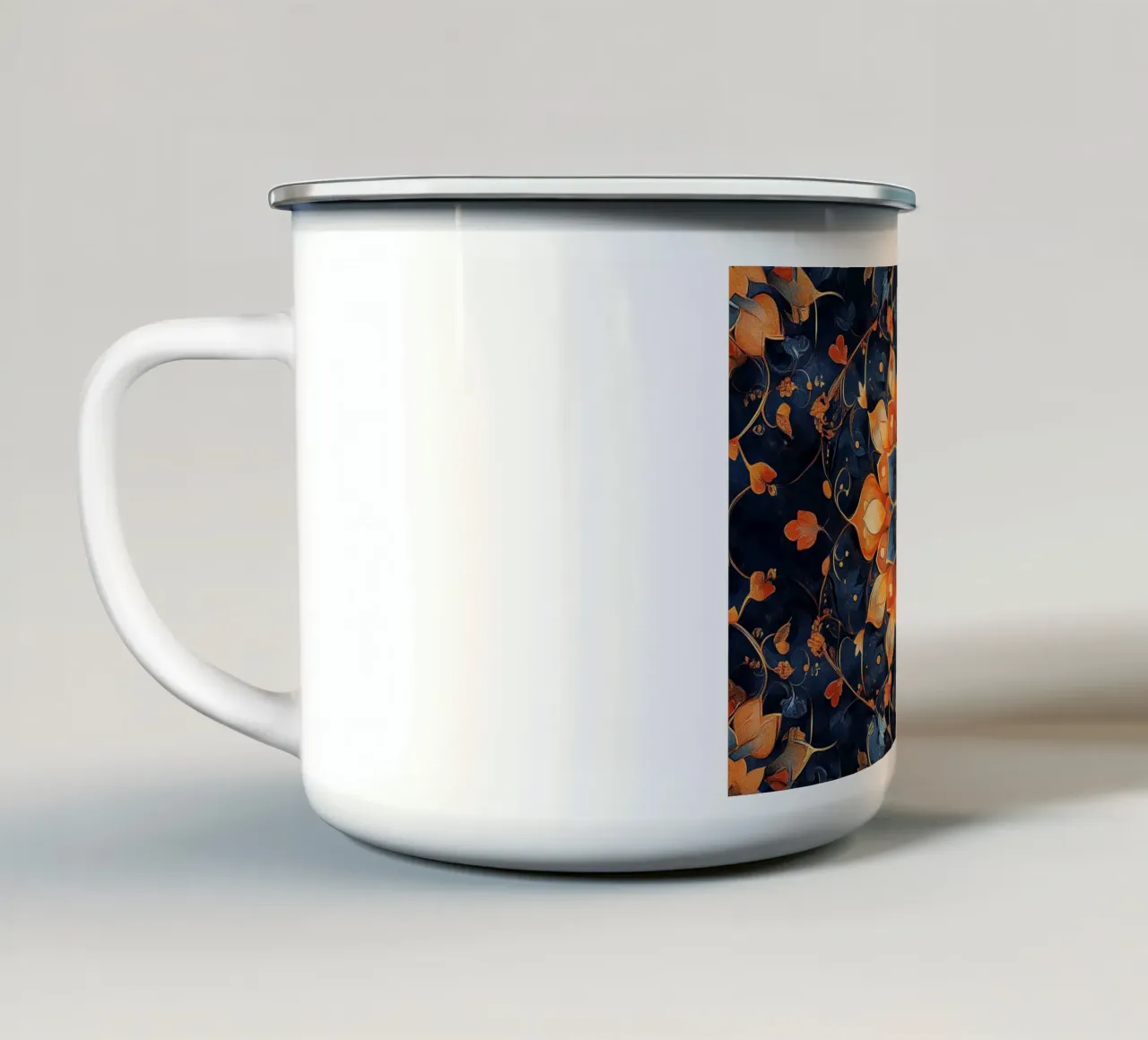 Radiance in Bloom emaille mok van Artful Bloom