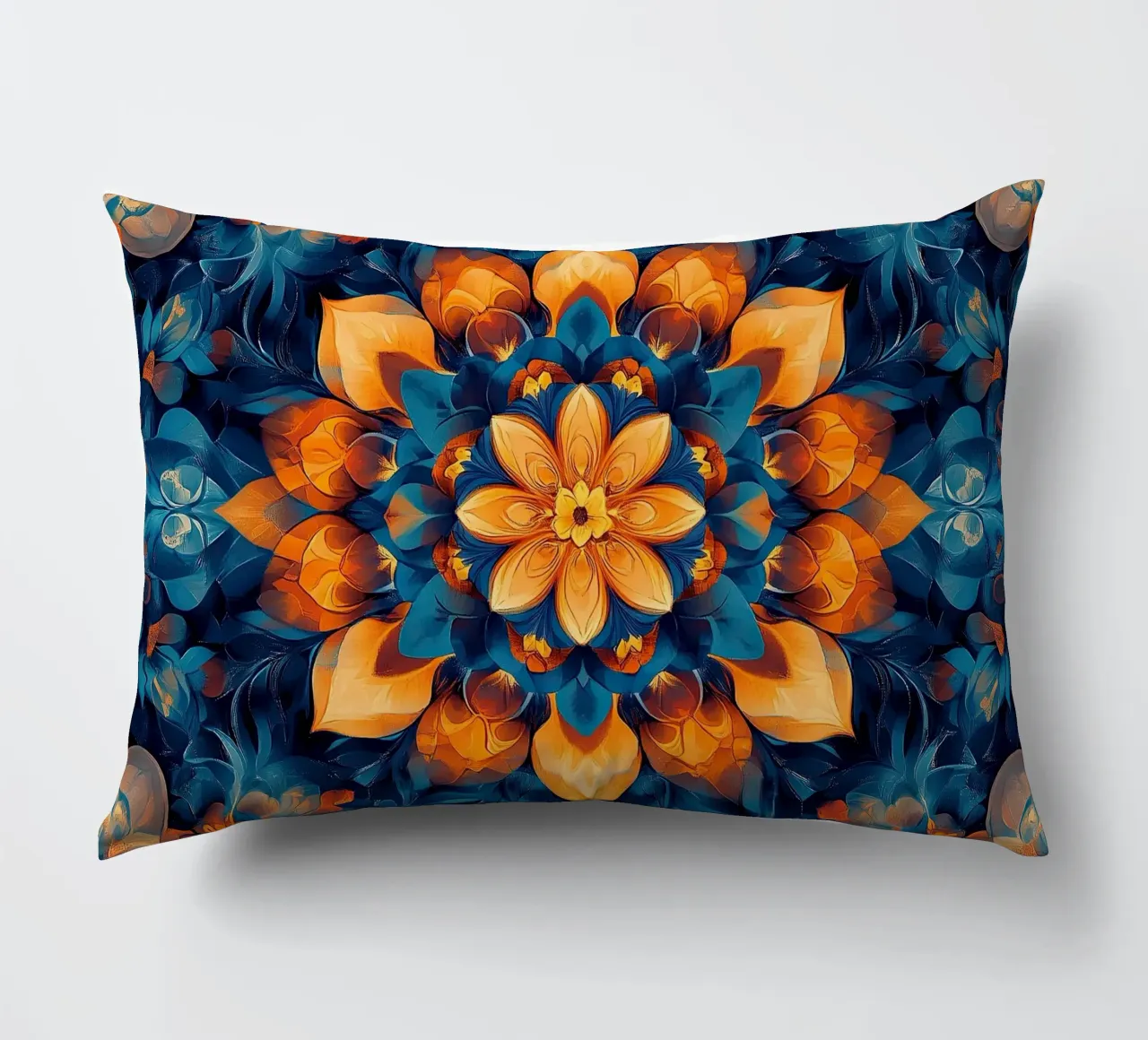 Radiance in Bloom decorative cushion by Artful Bloom