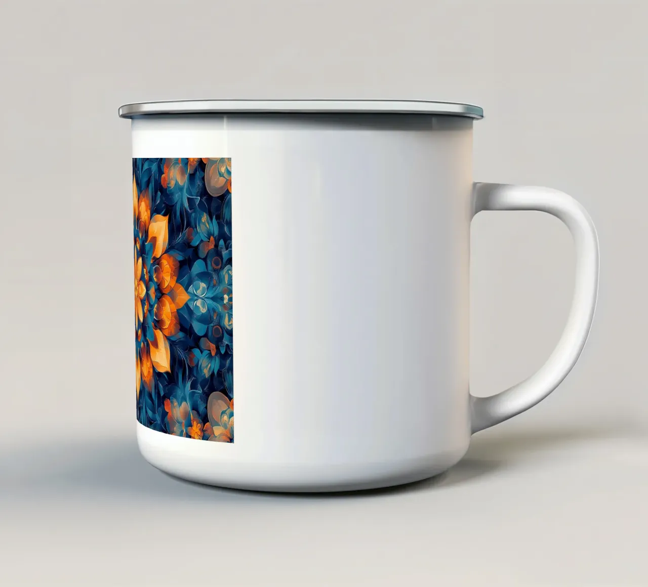 Radiance in Bloom mug en émail de Artful Bloom