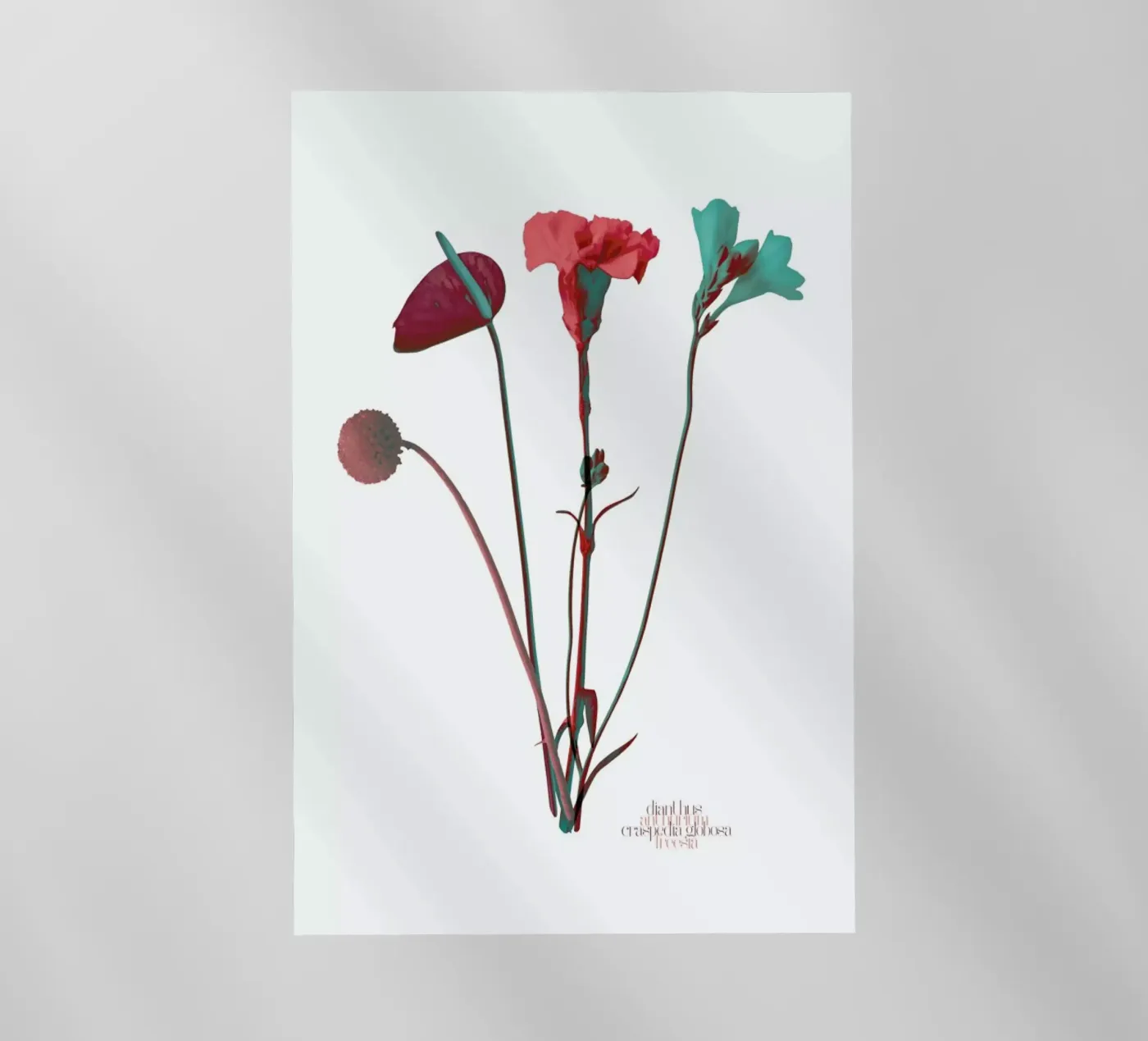Ode aux Fleurs (Mint) pellicola backlit da BlauMaschine