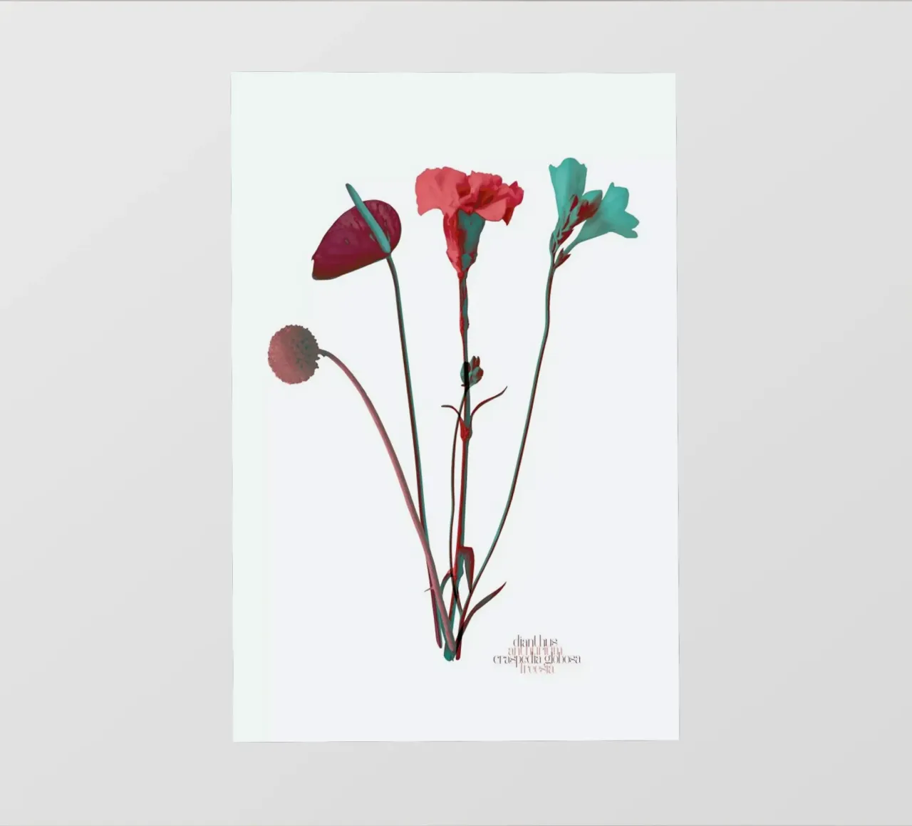 Ode aux Fleurs (Mint) pellicola backlit da BlauMaschine