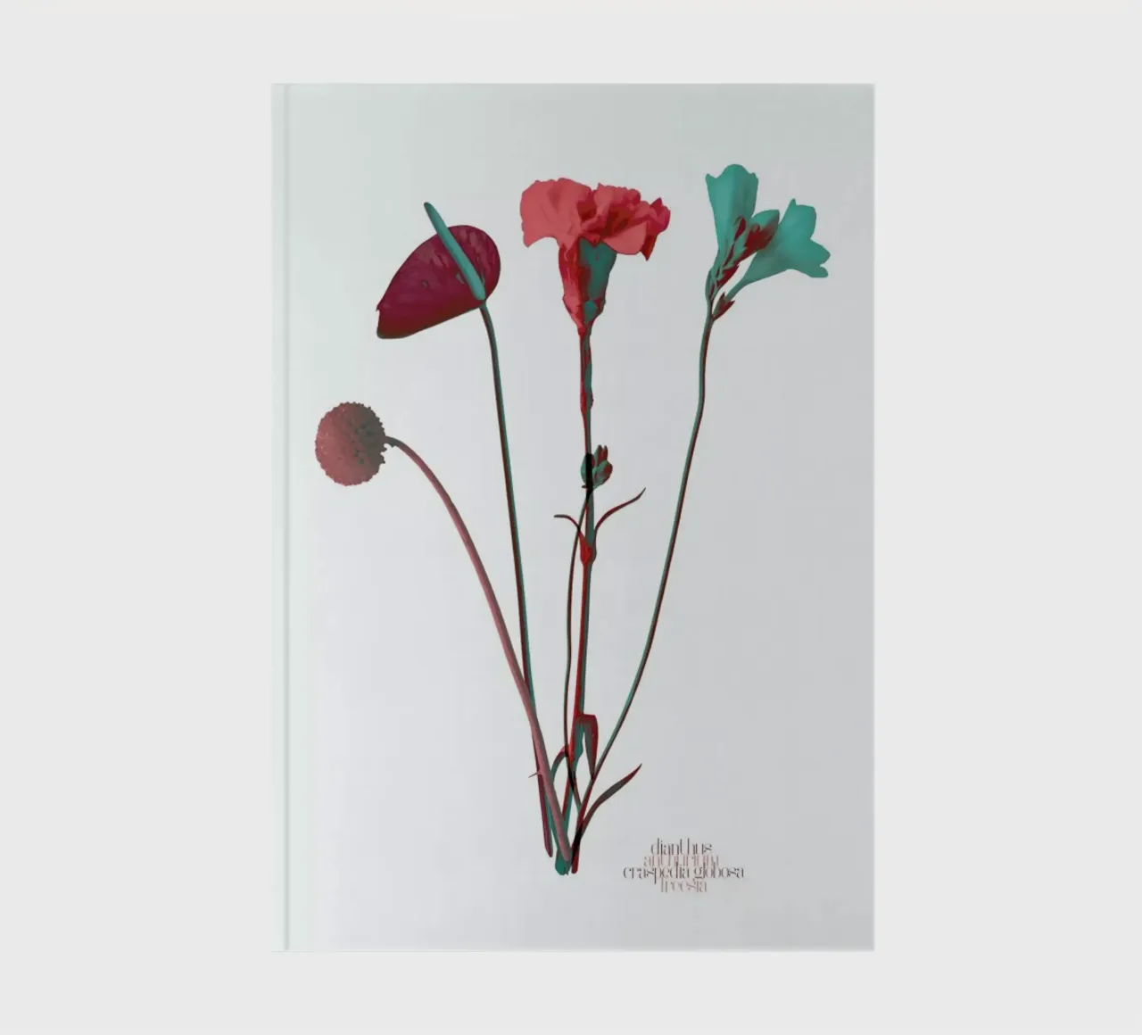 Ode aux Fleurs (Mint) notebook by BlauMaschine