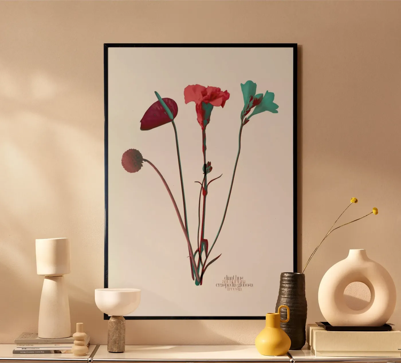 Ode aux Fleurs (Mint) poster da BlauMaschine
