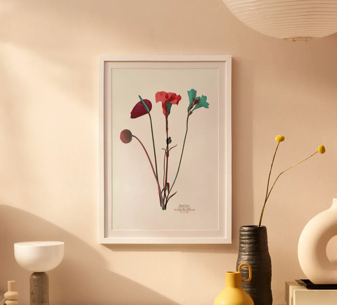 Ode aux Fleurs (Mint) poster da BlauMaschine