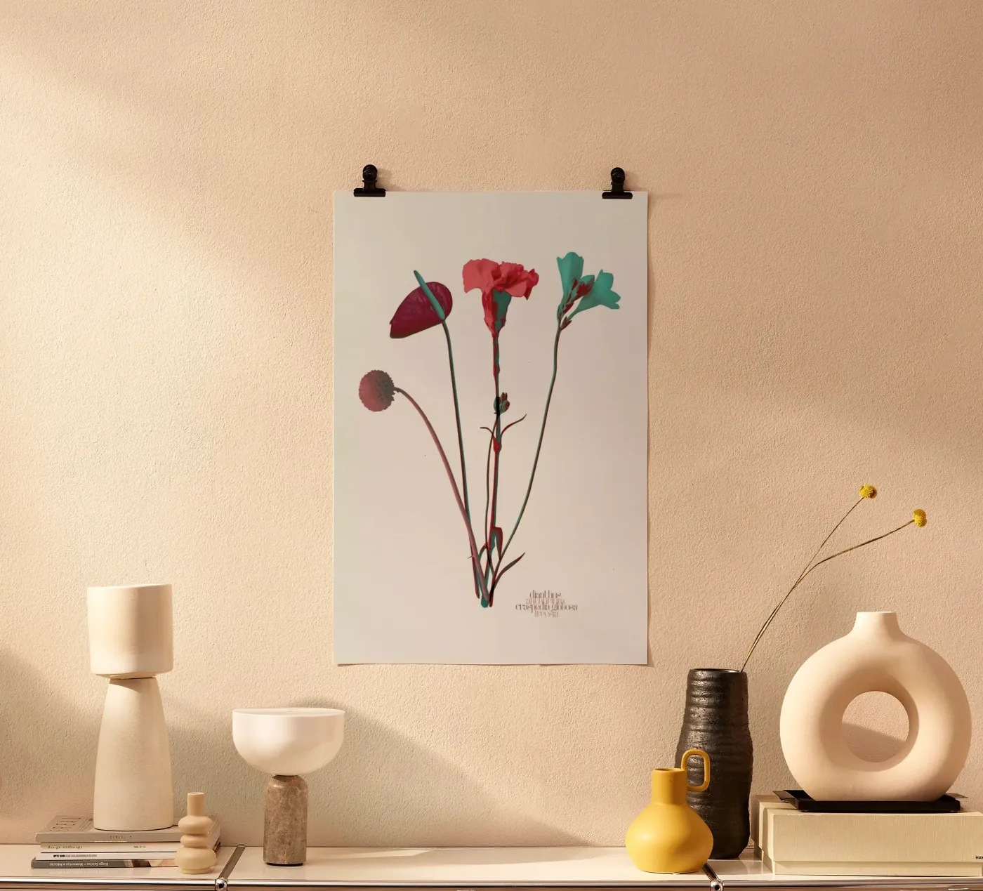 Ode aux Fleurs (Mint) poster da BlauMaschine